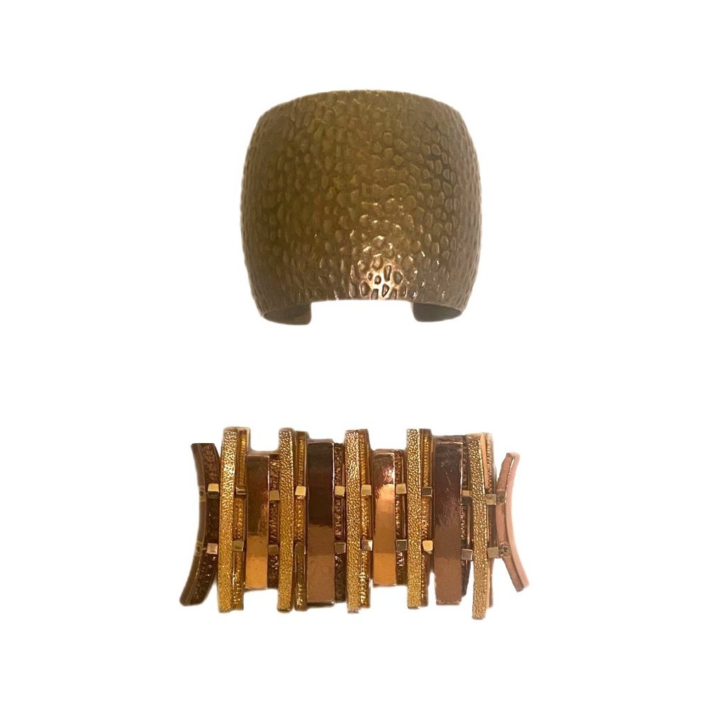 Women's Bracelets 2 Piece Lot: Cuff and Stretch